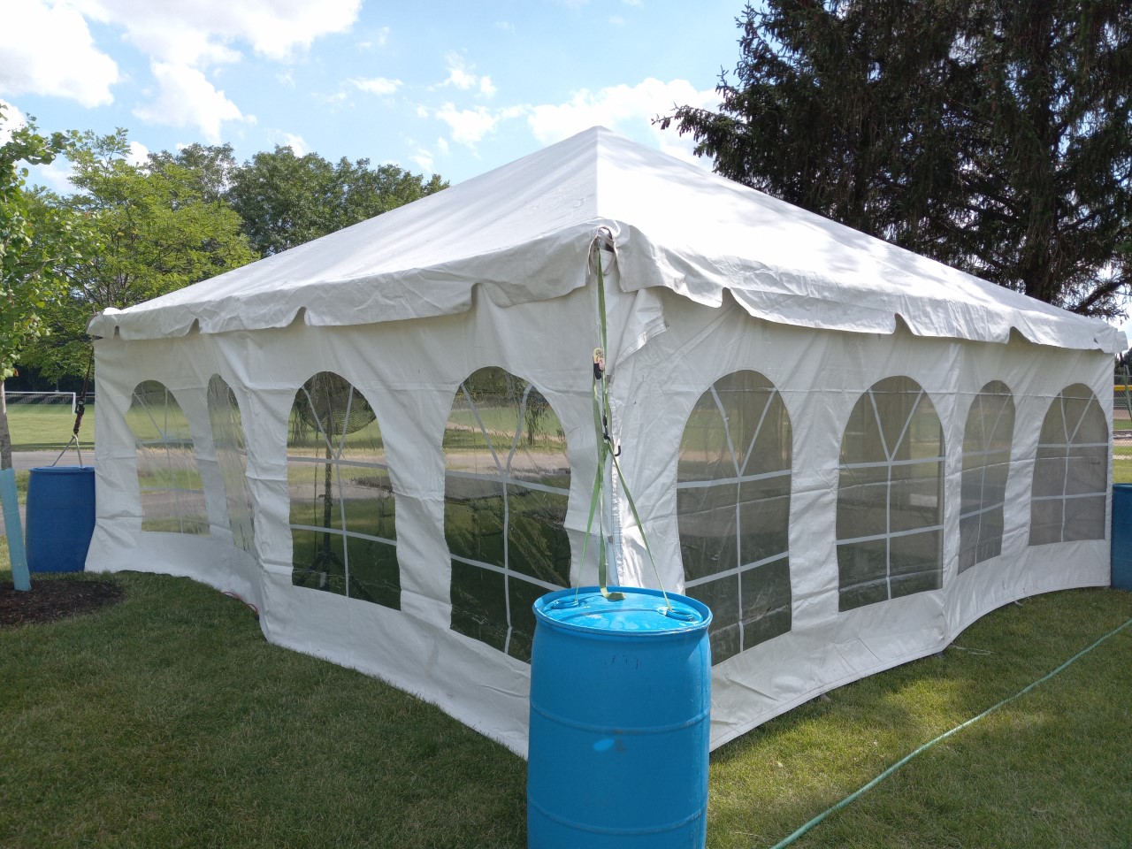 Tent with sidewalls for rent in Chicago